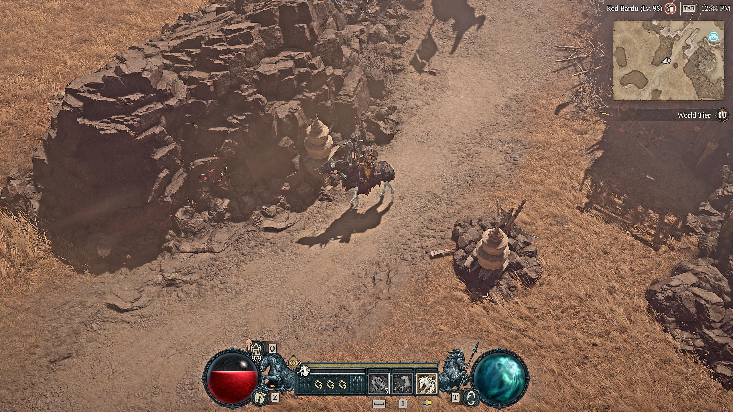 Screenshot from a recent run
